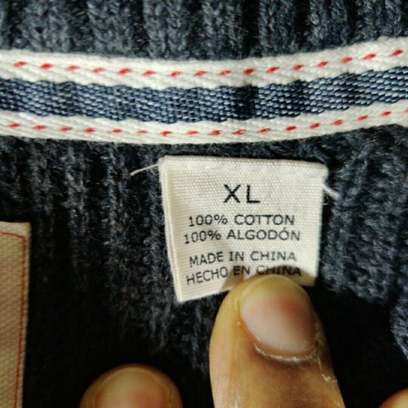 Original Weatherproof Vintage Mens Sweater XL Gray Shawl Collar Sweater Normcore - Picture 2 of 7